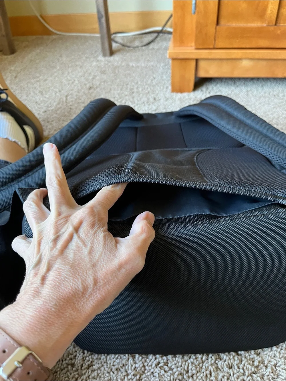 TUMI Corporate Laptop Backpack 22205DE never used. Branded with Land O’Lakes tag